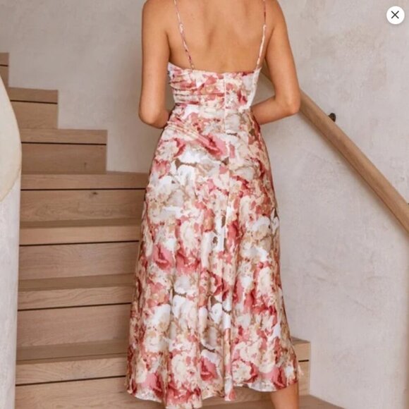 NWT Selfless Leslie Rose Midi Dress XXL/16 - Picture 17 of 17